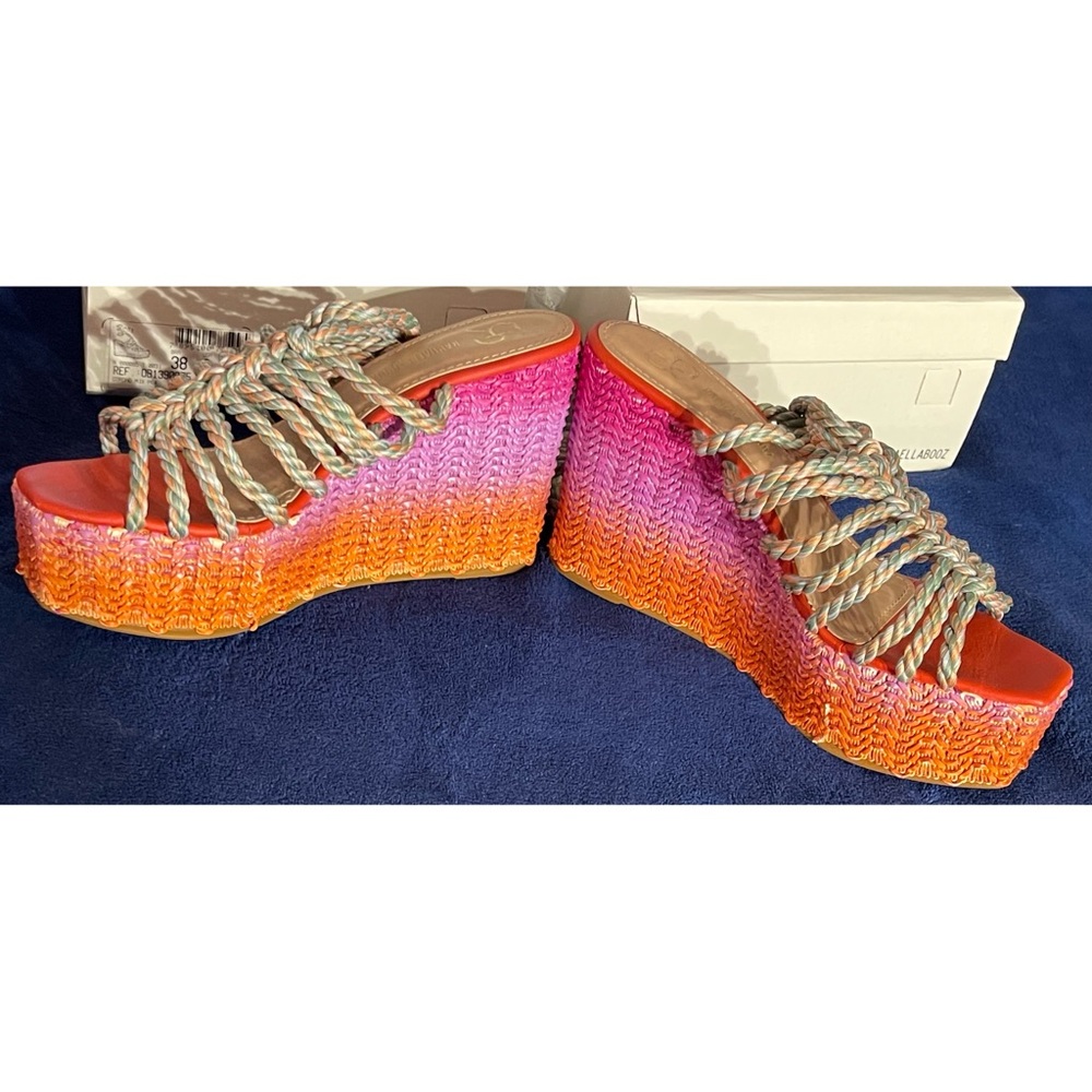 Anthropologie x Raphaella Booz Jute Wedge Sandals NWT SZ 9, 10 - Picture 12 of 12